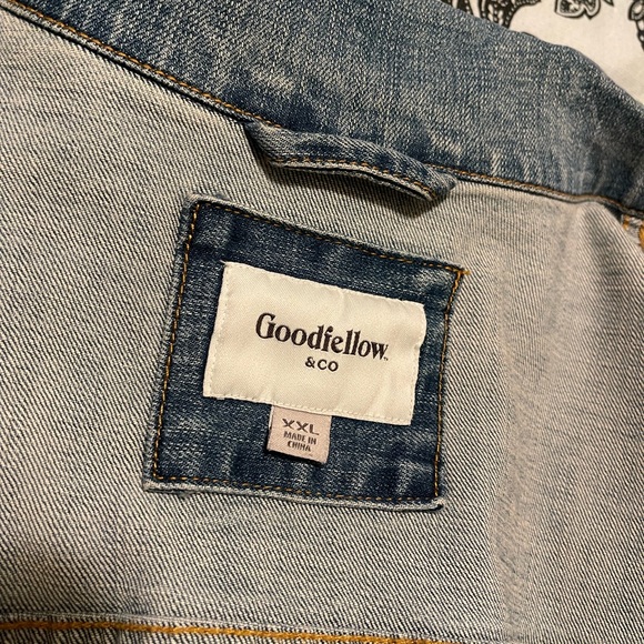 Goodiellow & Co. Men’s light blue trucker Jean jacket - Picture 6 of 6
